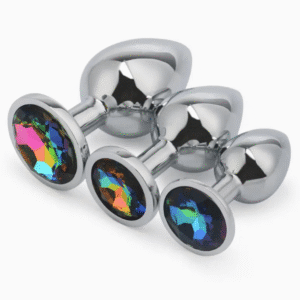 3 Piece Anal Butt Plug Set