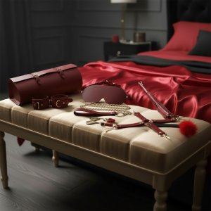 13-Piece Velvet Rouge Bondage and Roleplay Set