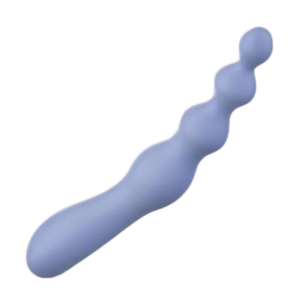 Graduated Anal Beads Vibrator - Silk Lavender