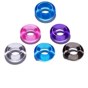 Reusable Solid Color Penis Ring - Random Colours